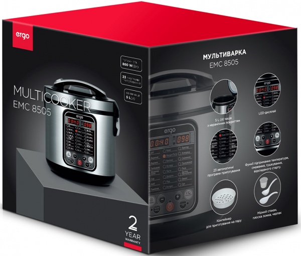 Мультиварка Ergo EMC 8505 