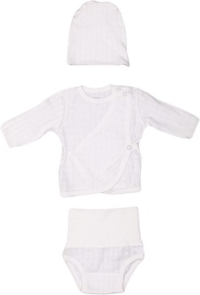 Комплект для новорожденных Фламинго ясельный белый р.50 * 