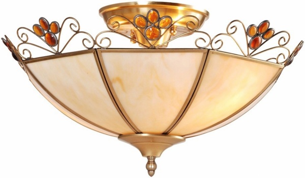 Люстра стельова Arte Lamp COPPERLAND 2xE27 антична бронза A7862PL-2AB 
