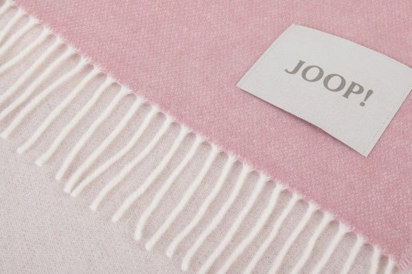 Плед SENS.DF Nude Kreide 130x180 см бело-розовый Billerbeck 