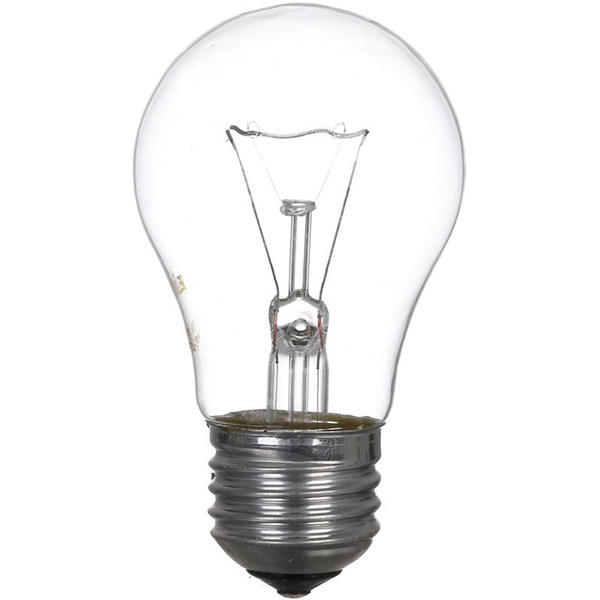 Лампа накаливания 100 Вт E27 230 В прозрачная