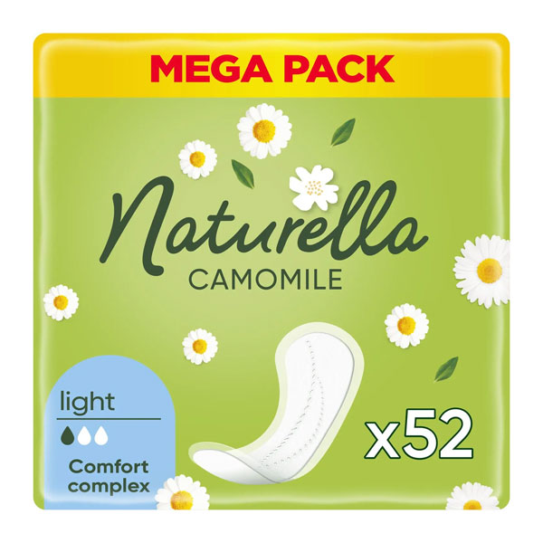Прокладки ежедневные Naturella Camomile Light 52 шт.
