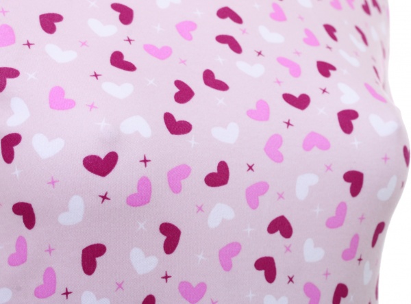 Пижама женская Flis clothes Сердечко р. L розовый с рисунком