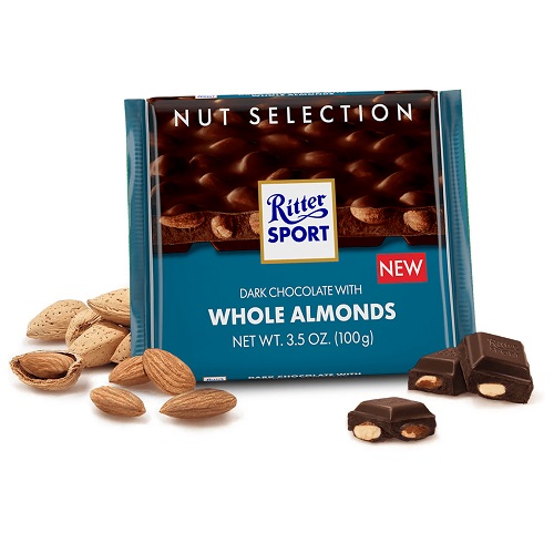Шоколад Ritter Sport с цельным миндалем 100г
