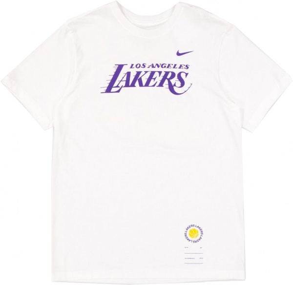 Футболка Nike LAL ES BP SS TEE FB9831-121 р.2XL білий
