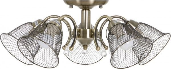 Люстра подвесная Luce 715 5xE14 венге 