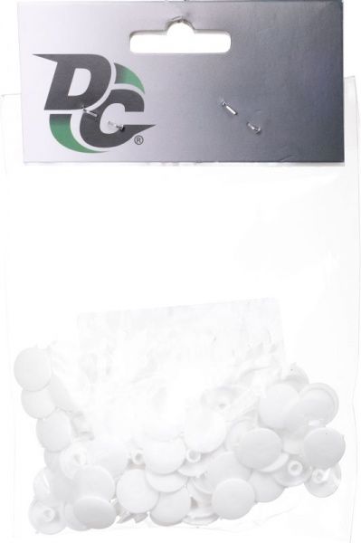 Заглушка на конфирмат 100 шт белый DC