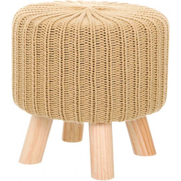 Пуф Наварра 30x30 см бежевый