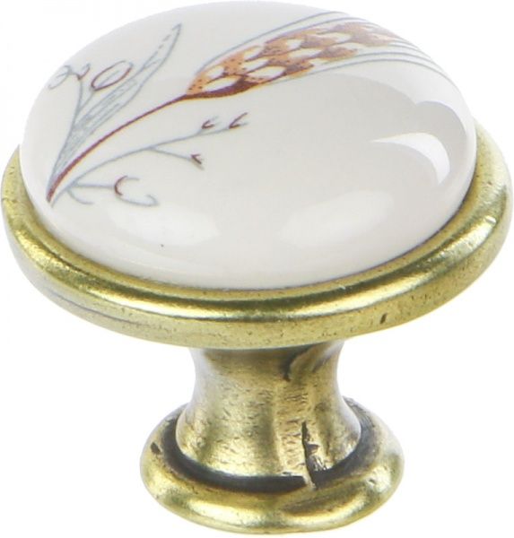 Меблева ручка білий