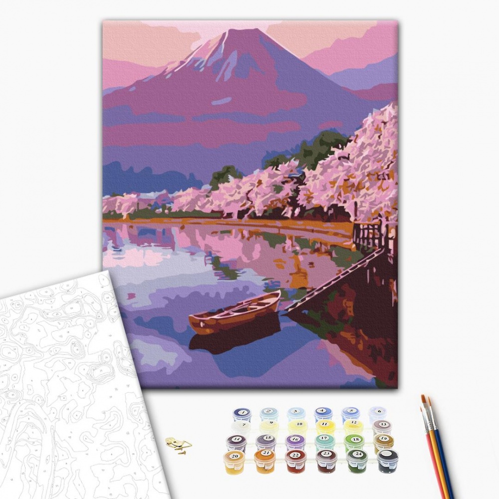 Картина за номерами Ранкове узбережжя 30х40 см Brushme