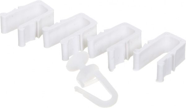 Карниз стельовий Талсистем 801056 подвійний укомплектований 200 см білий 