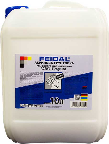 Ґрунтовка глибокопроникна Feidal Acryl-Tiefgrund 10 л
