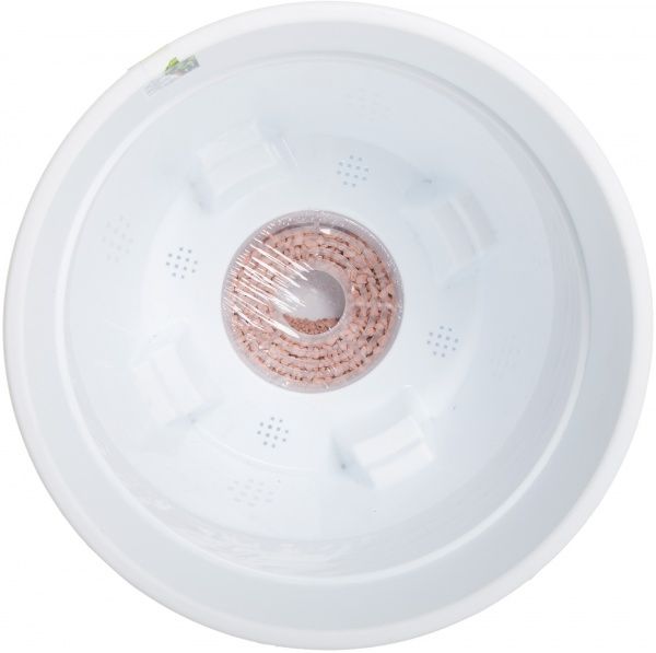 Горщик пластиковий Santino Latina круглий 11,5л білий 