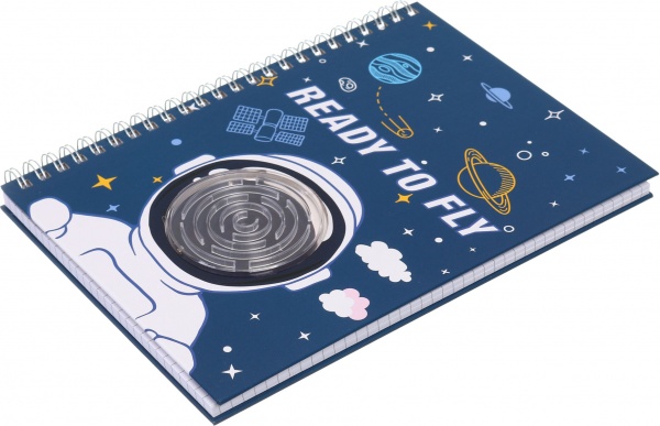 Книга для нотаток Космічна подорож 60 аркушів А5