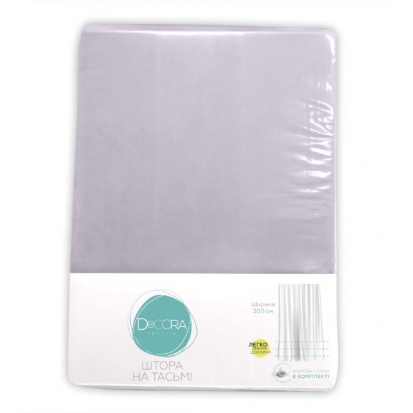 Штора VELOUR 150х275 сіро-блакитний Decora textile