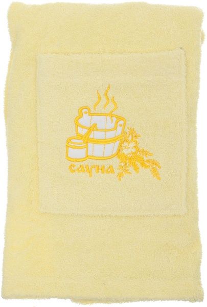 Сарафан для сауны р. L/XL желтый 