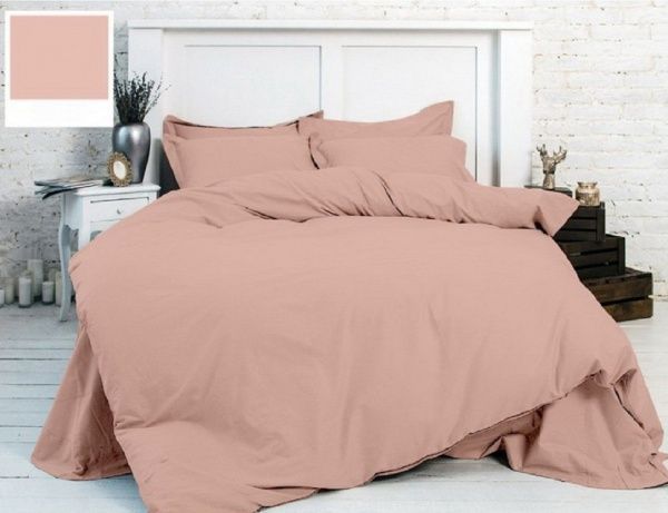 Наволочка сатин гладкокрашеный 50x70 см розовый La Nuit 