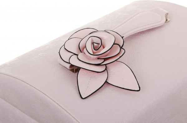 Скринька для прикрас квітка пудровий 30х23х19,5 см Delux