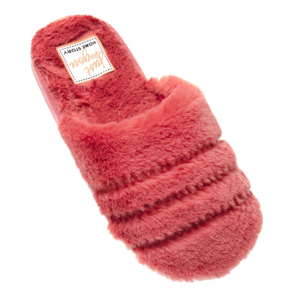 Капці дитячі для дівчинки Home Story р.35 персиковий 211855-6 