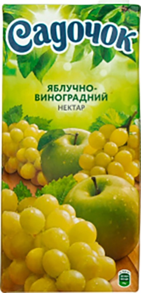 Нектар Садочок яблочно-виноградный 1,93л (4823063107563)(4823063107563) 