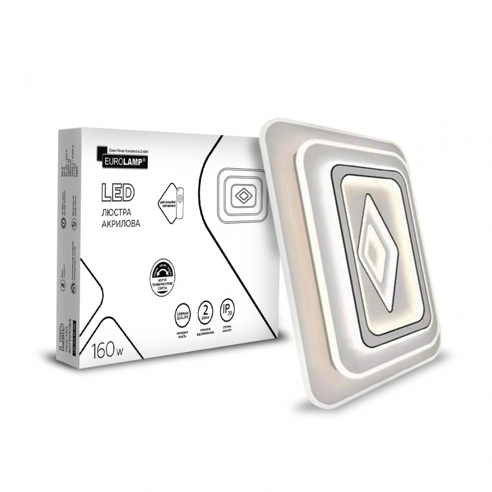Світильник світлодіодний Eurolamp 160 Вт білий 3000-6500 К LED-ALS-160-A66