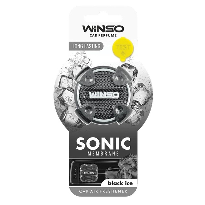 Ароматизатор на дефлектор WINSO на вентиляційну решітку серія Sonic - Black Diamond 531040