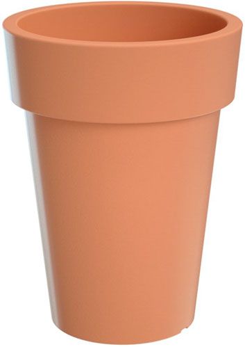 Горшок пластиковый Prosperplast Lofly slim круглый 9,3л терракот (70706-624) 