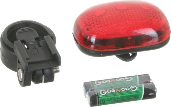 Фонарь велосипедный LP Electro стоп-фара LP-9392 красный с черным 