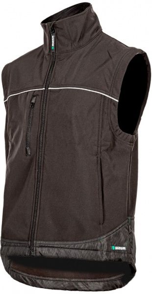 Жилет рабочий Sizam Bradford р. XXL рост универсальный 30064 черный