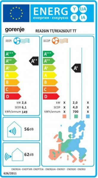 Кондиционер Gorenje REA26TT