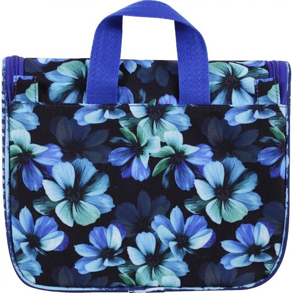 Косметичка Bagland Цветы 4,5 л синий суб.862 (721664) 