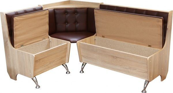 Уголок кухонный Маршал 1205х1605х840 мм дуб сонома коричневый