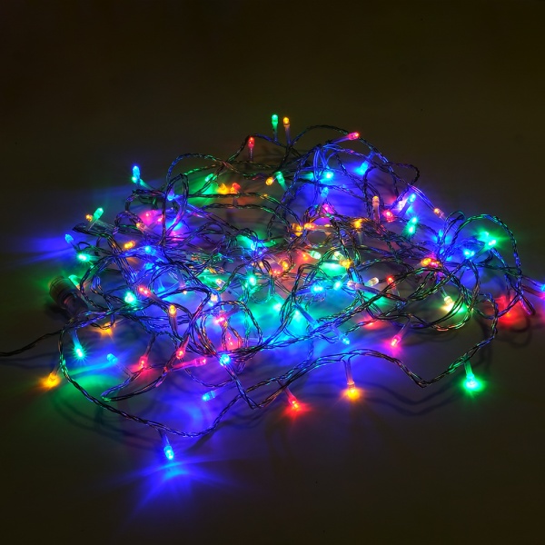 Электрогирлянда линейная SHLigts Нить (ILD100M-F) встроенный светодиод (LED) 100 ламп 5 м 