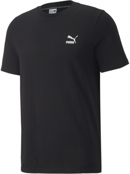 Футболка Puma CLASSICS SMALL LOGO TEE 53558701 р.XL чорний