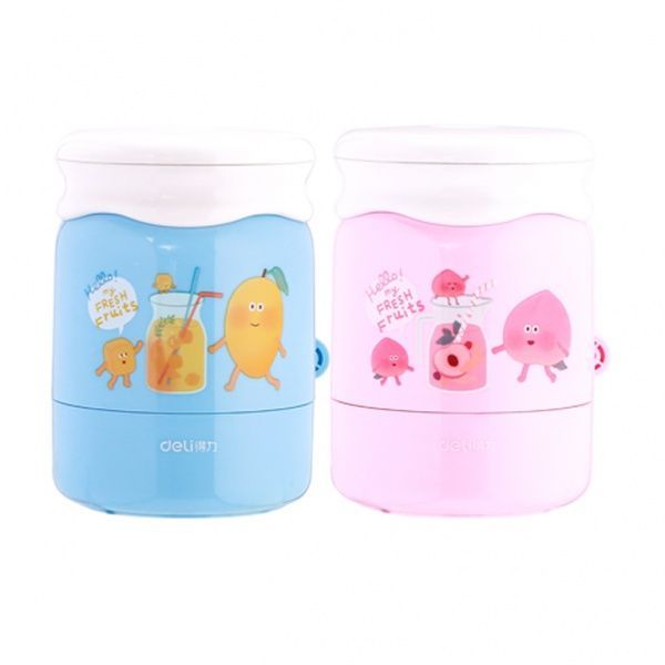 Точилка Blooming ER10704 розовый Deli