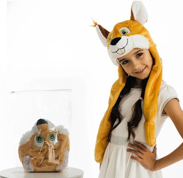 Шапочка карнавальна КАРНАВАЛІЯ Білочка 90001 