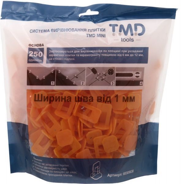 Система выравнивания плитки Mini Основа 6-12 мм 250 шт./уп