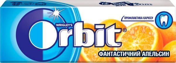 Жевательная резинка Orbit Фантастический апельсин (0000042113348)  