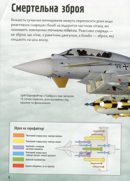 Книга Генри Брук «Бойові літаки» 978-966-948-174-0