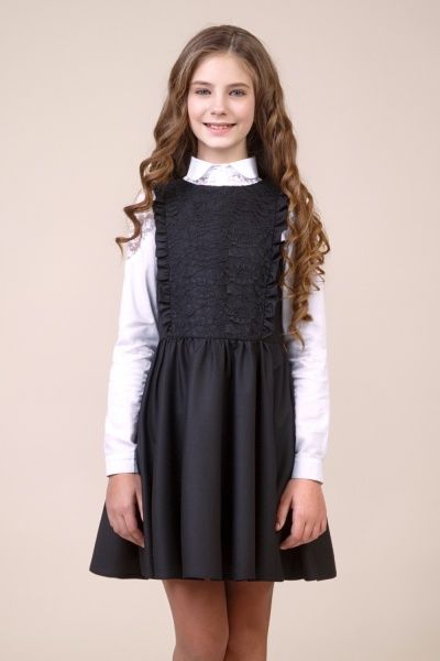 Сарафан шкільний Zironka 40-9007-1 р.134 чорний 
