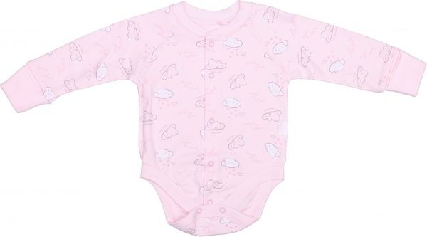 Боди для девочки Bembi БД69 р.56 розовый с рисунком 