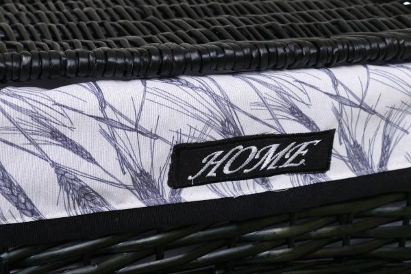 Корзинка плетеная Tony Bridge Basket с текстилем 44х30х48 см HQN20-3AB-2 