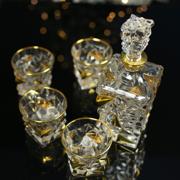 Набор для виски VERTIGO золото 7 шт. Same 