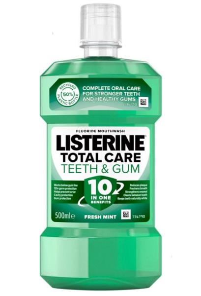 Ополаскиватель для полости рта Listerine Защита зубов и десен 500 мл