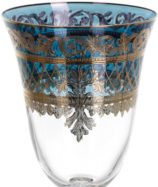 Набор бокалов для вина Blue and Gold 250 мл 6 шт. Combi 