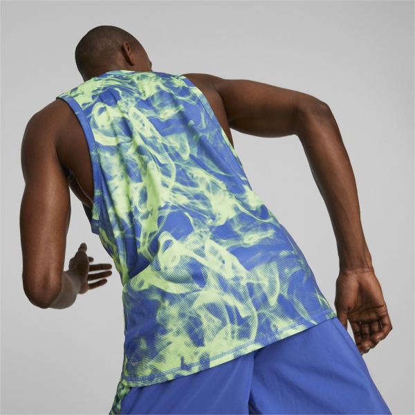 Майка Puma RUN FAVORITE AOP SINGLET M 52314892 р.XL блакитний