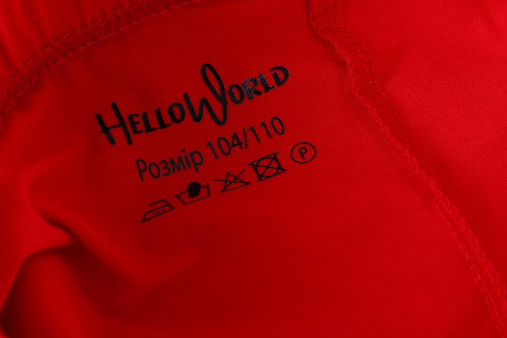 Лосины для девочек HW 2Y0063_22067K р.104/110 красный