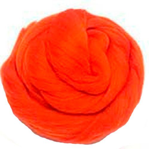 Шерсть для валяния 012 Морковный (22-24 мік) 50 гр. 