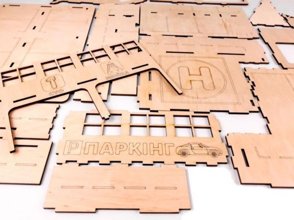 Конструктор Зірка Паркінг для машинок