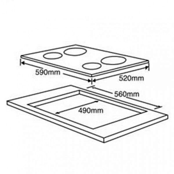 Варочная поверхность Grunhelm GPI 823 B